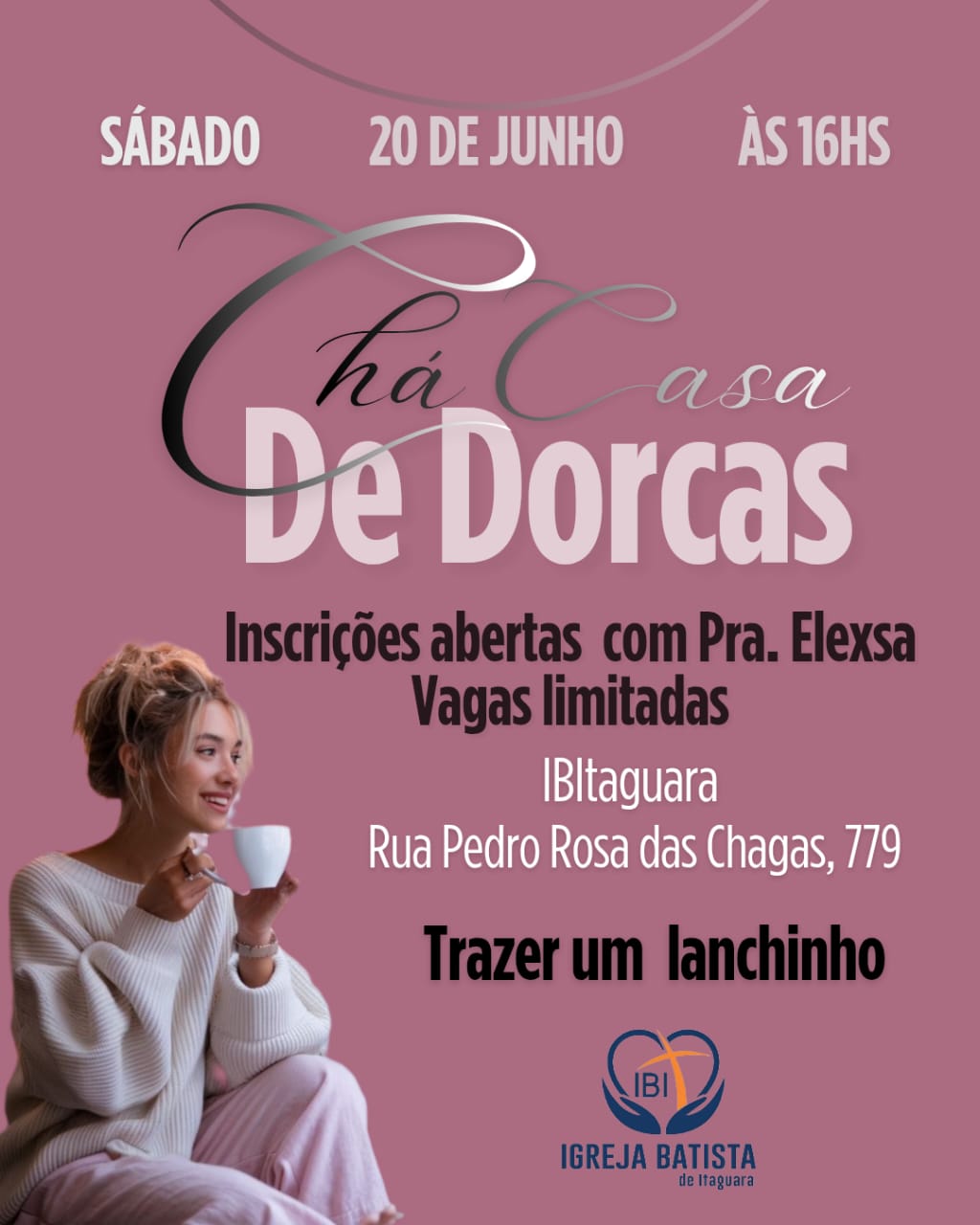 INSCRIÇÃO CHÁ CASA DE DORCAS